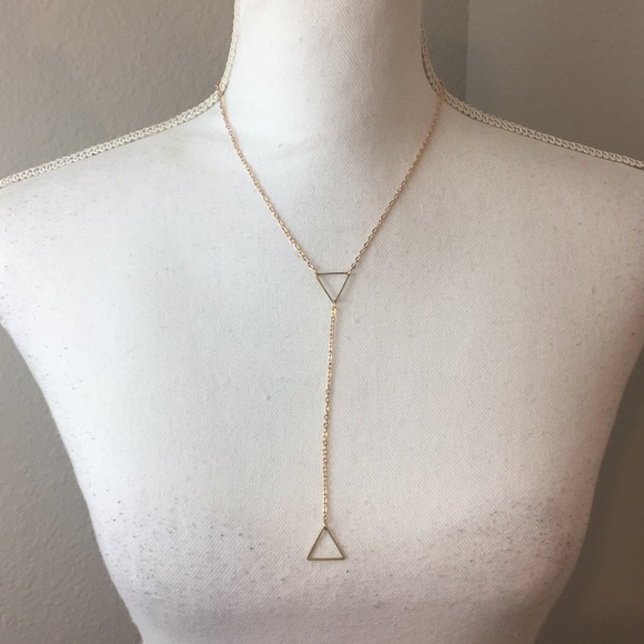 Jewelry - 5 for $15 Triangle Drop Necklace